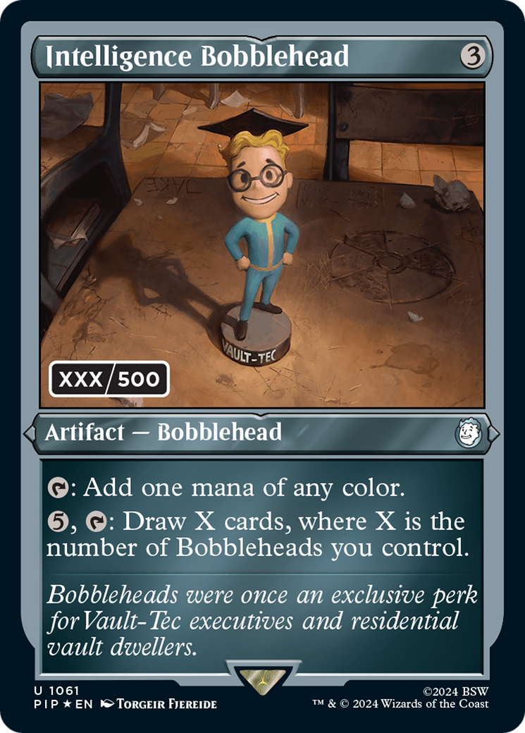 Intelligence Bobblehead (Serialized) [Fallout] | Webway Games
