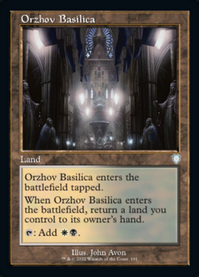 Orzhov Basilica (Retro) [The Brothers' War Commander] | Webway Games