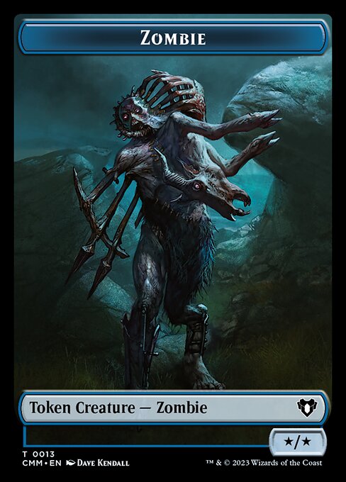 Human Soldier // Zombie (0013) Double-Sided Token [Commander Masters Tokens] | Webway Games