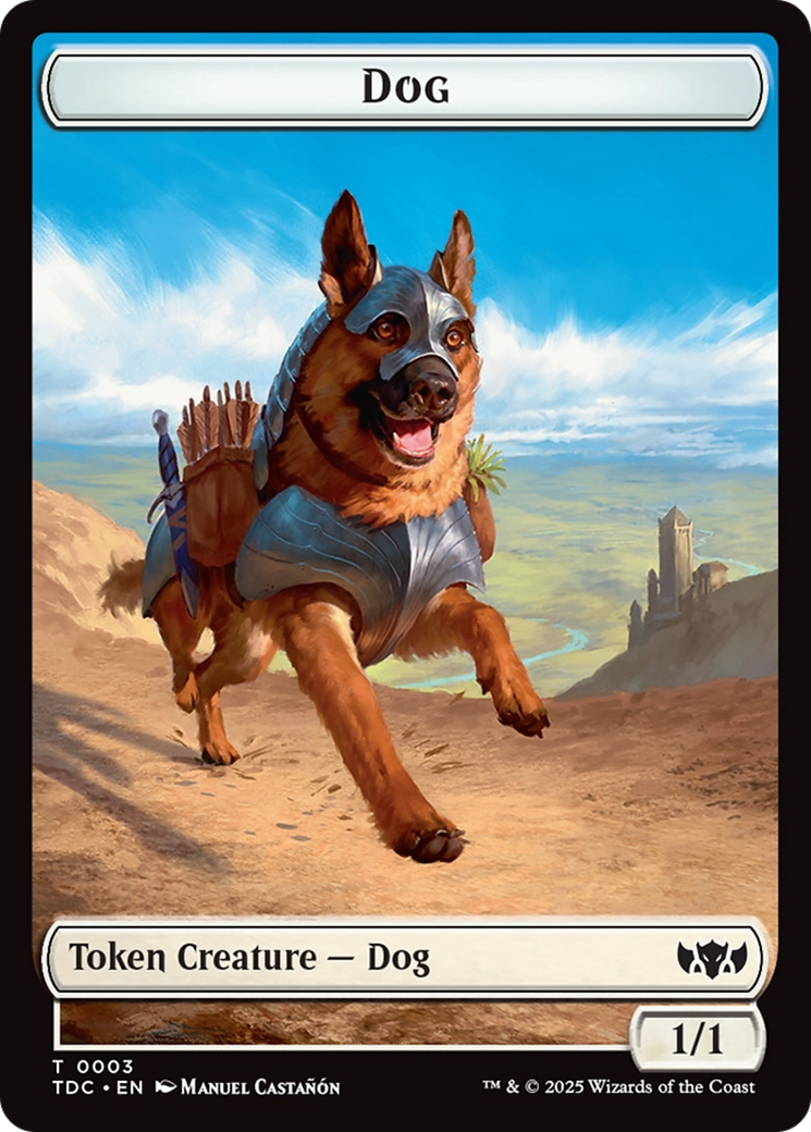Dog // Goblin Double-Sided Token [Tarkir: Dragonstorm Commander Tokens] | Webway Games
