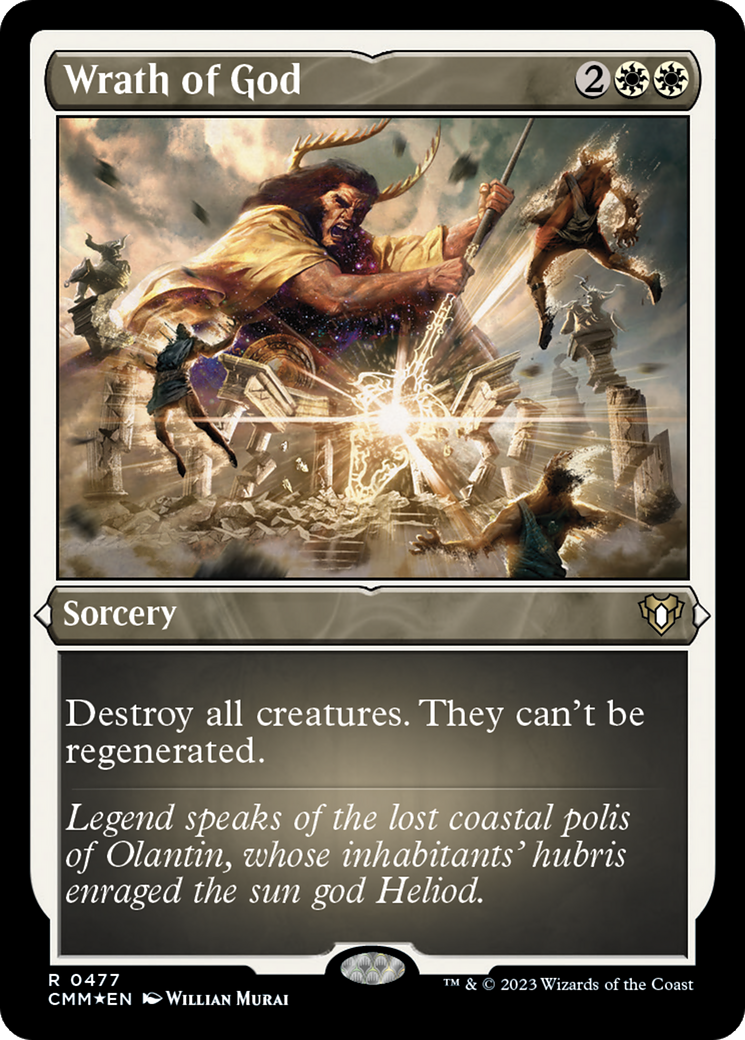 Wrath of God (Foil Etched) [Commander Masters] | Webway Games