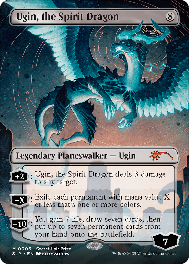 Ugin, the Spirit Dragon (Borderless) [Secret Lair Showdown] | Webway Games