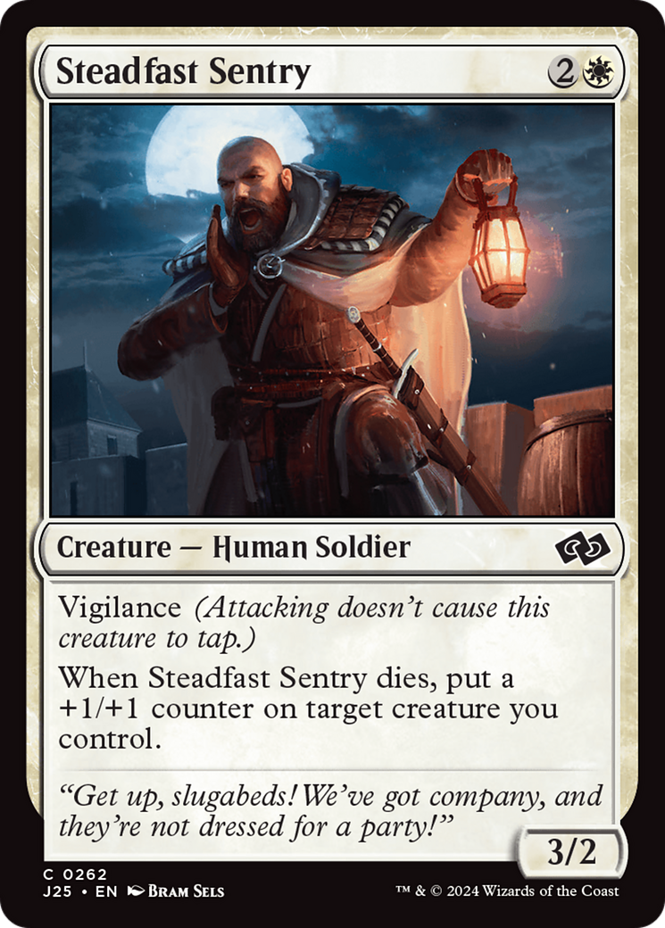 Steadfast Sentry [Foundations Jumpstart] | Webway Games