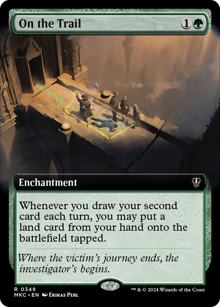 On the Trail (Extended Art) [Murders at Karlov Manor Commander] | Webway Games