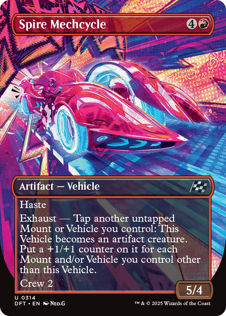 Spire Mechcycle (Borderless) [Aetherdrift] | Webway Games