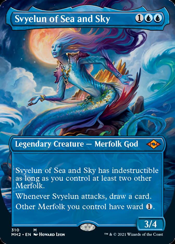Svyelun of Sea and Sky (Borderless Alternate Art) [Modern Horizons 2] | Webway Games
