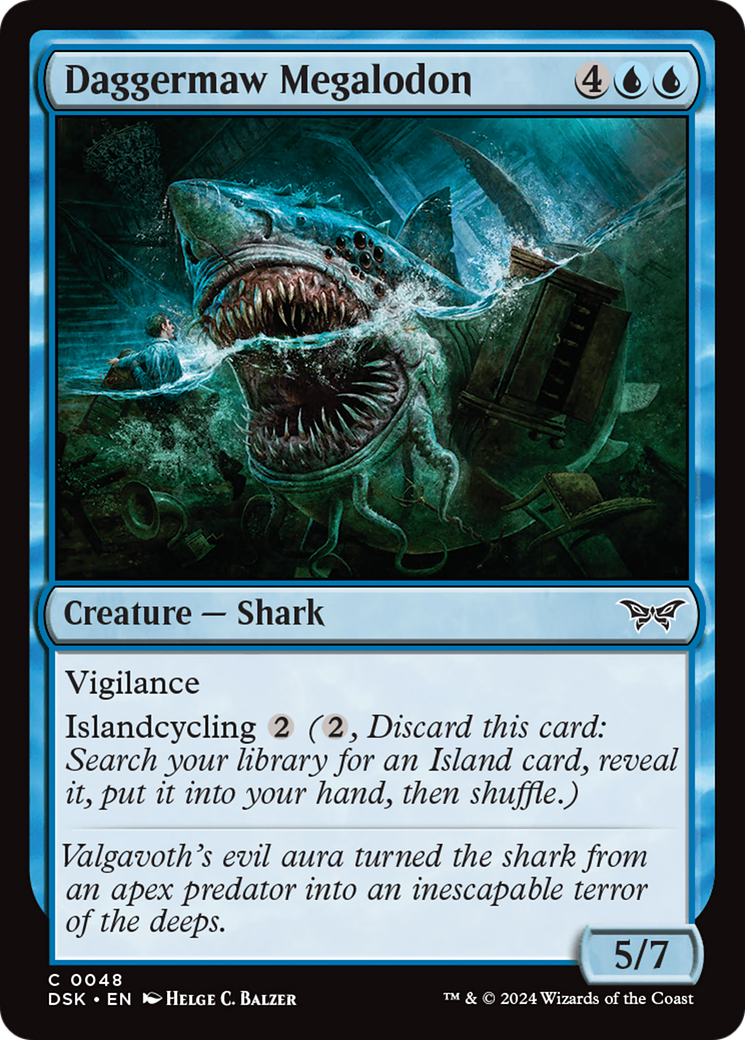 Daggermaw Megalodon [Duskmourn: House of Horror] | Webway Games