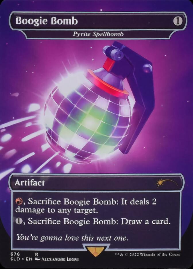 Pyrite Spellbomb - Boogie Bomb (Borderless) [Secret Lair Drop Promos] | Webway Games