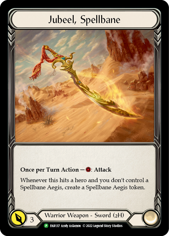 Jubeel, Spellbane [FAB137] (Promo)  Cold Foil | Webway Games