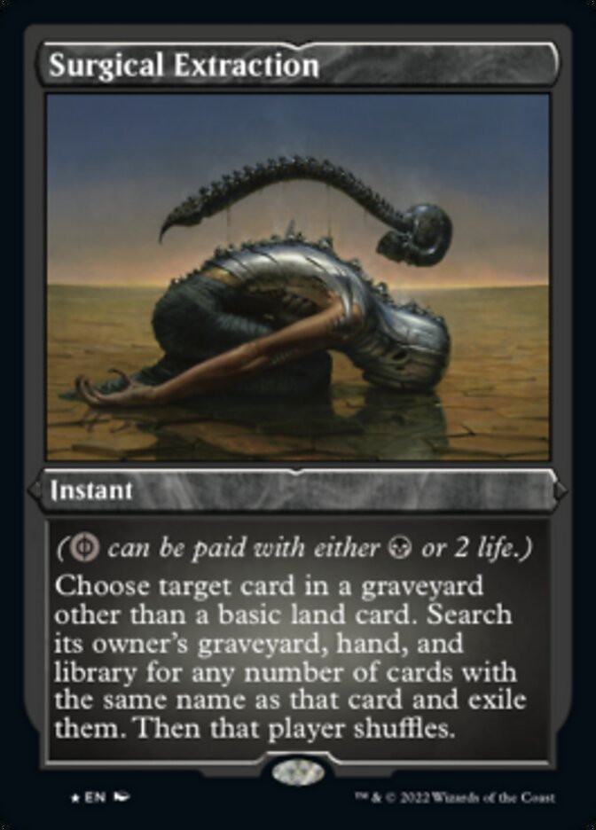 Surgical Extraction (Foil Etched) [Double Masters 2022] | Webway Games