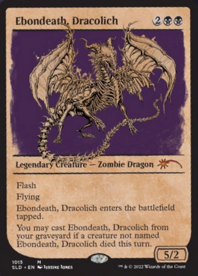 Ebondeath, Dracolich (Showcase) [Secret Lair Drop Series] | Webway Games
