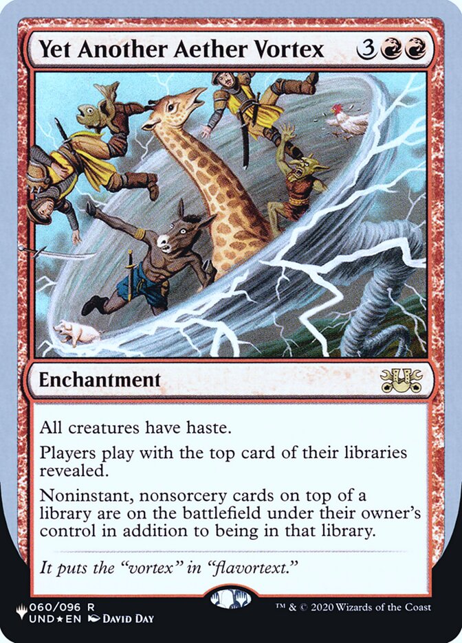 Yet Another Aether Vortex (Unfinity Foil Edition) [The List] | Webway Games