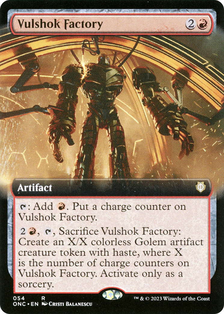 Vulshok Factory (Extended Art) [Phyrexia: All Will Be One Commander] | Webway Games