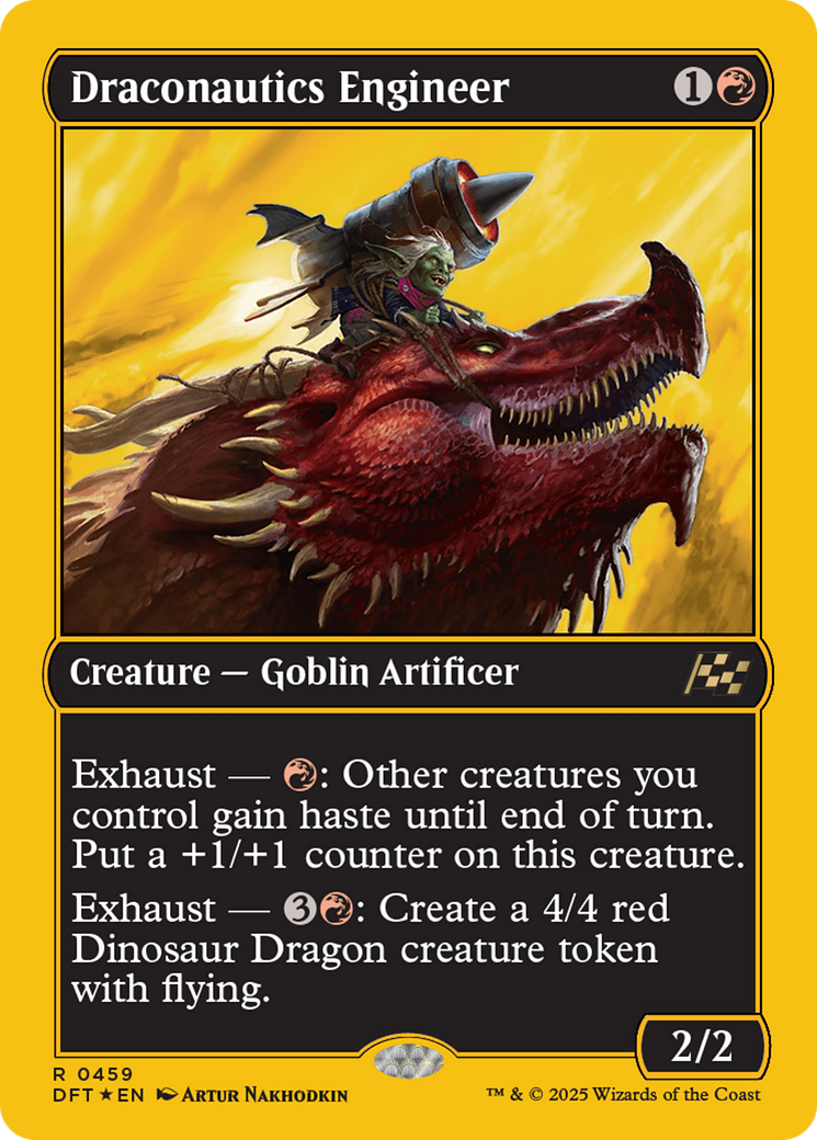 Draconautics Engineer (First-Place Foil) [Aetherdrift] | Webway Games