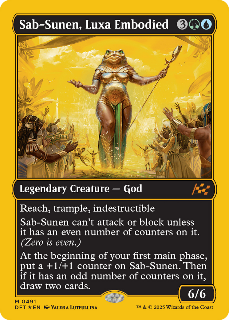 Sab-Sunen, Luxa Embodied (First-Place Foil) [Aetherdrift] | Webway Games
