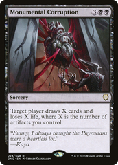 Monumental Corruption [Phyrexia: All Will Be One Commander] | Webway Games