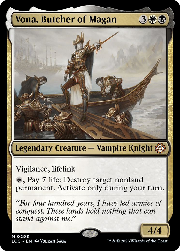 Vona, Butcher of Magan [The Lost Caverns of Ixalan Commander] | Webway Games