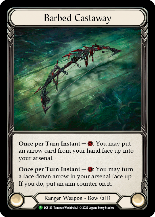 Barbed Castaway [LGS129] (Promo)  Cold Foil | Webway Games
