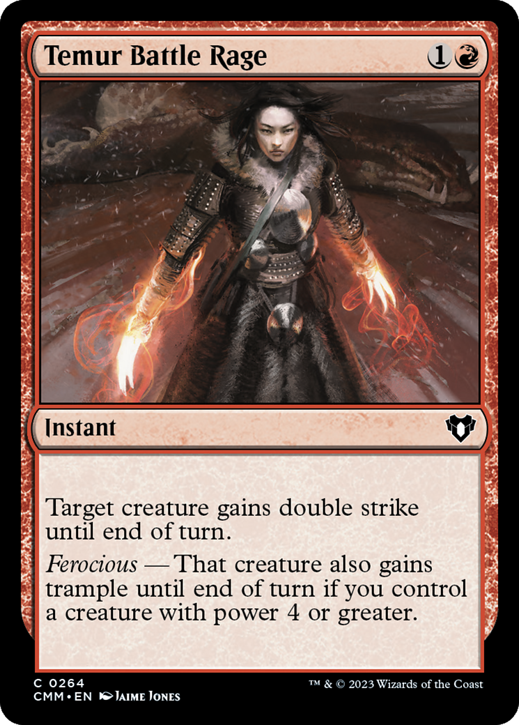 Temur Battle Rage [Commander Masters] | Webway Games