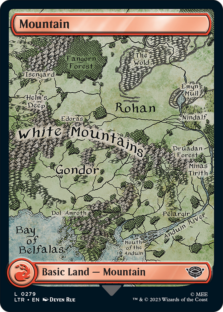 Mountain (279) [The Lord of the Rings: Tales of Middle-Earth] | Webway Games