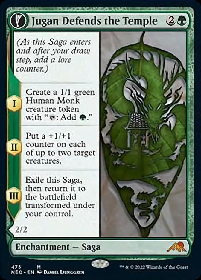 Jugan Defends the Temple // Remnant of the Rising Star (Extended Art) [Kamigawa: Neon Dynasty] | Webway Games