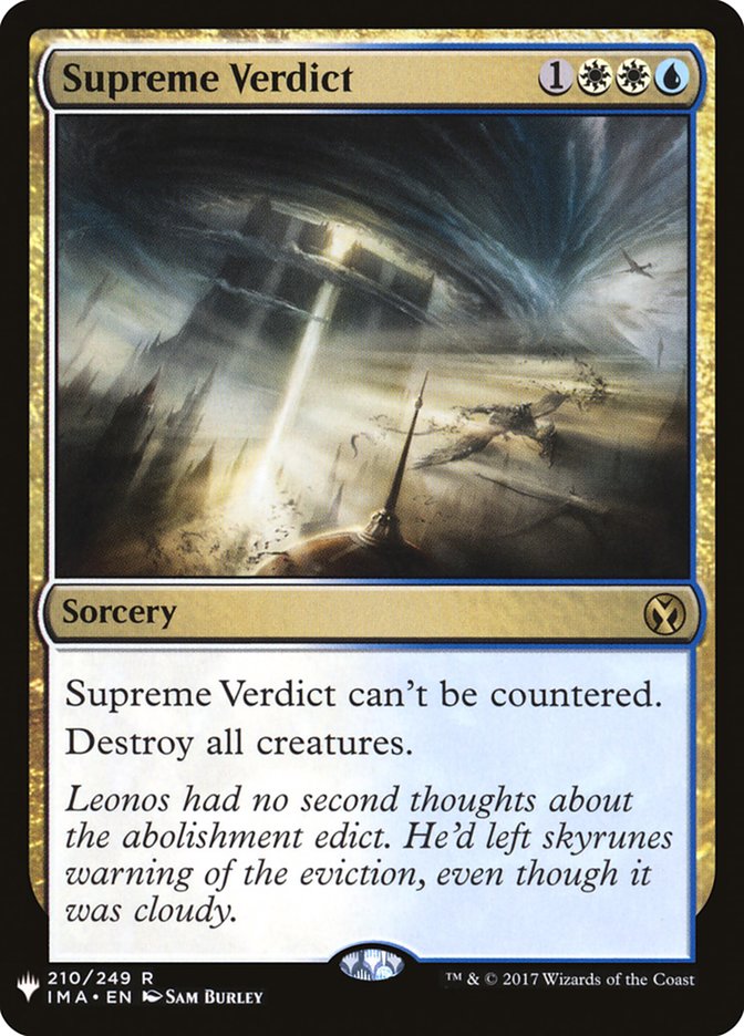 Supreme Verdict [Mystery Booster] | Webway Games