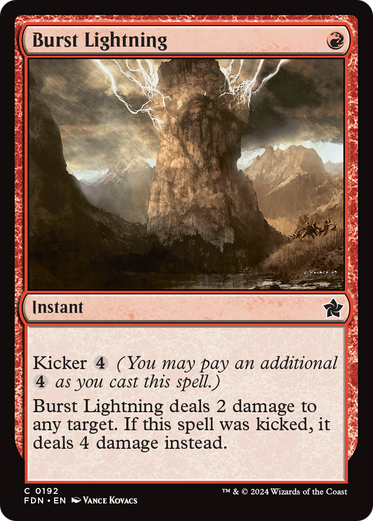 Burst Lightning [Foundations] | Webway Games