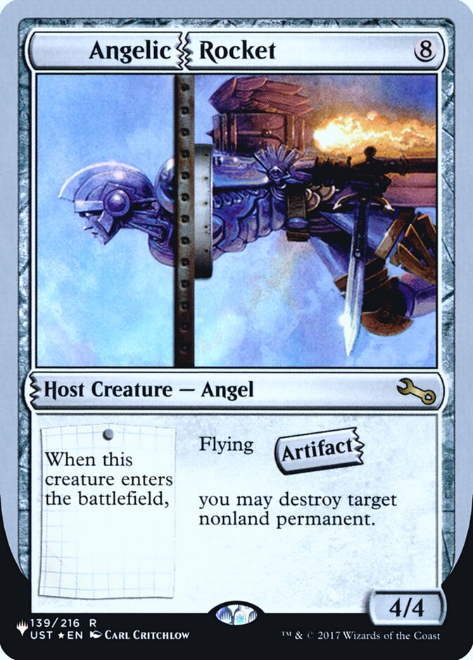 Angelic Rocket (Unfinity Foil Edition) [The List] | Webway Games