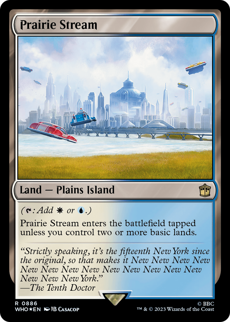 Prairie Stream (Surge Foil) [Doctor Who] | Webway Games