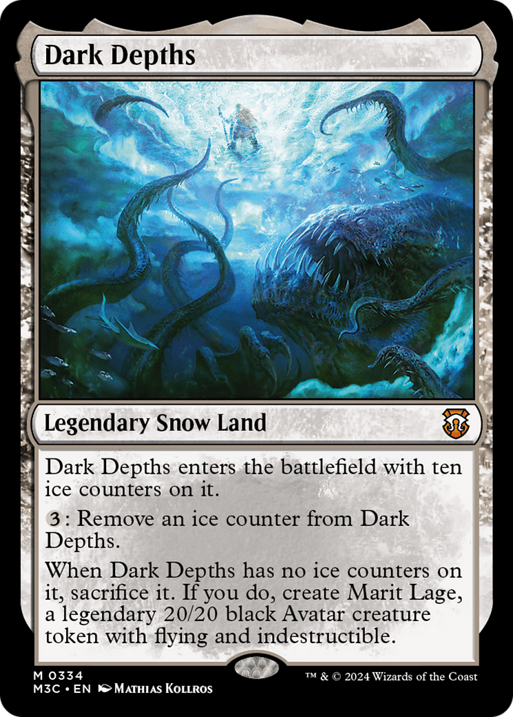 Dark Depths (Ripple Foil) [Modern Horizons 3 Commander] | Webway Games