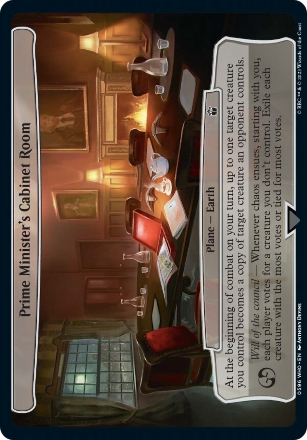 Prime Minister's Cabinet Room [Doctor Who] | Webway Games