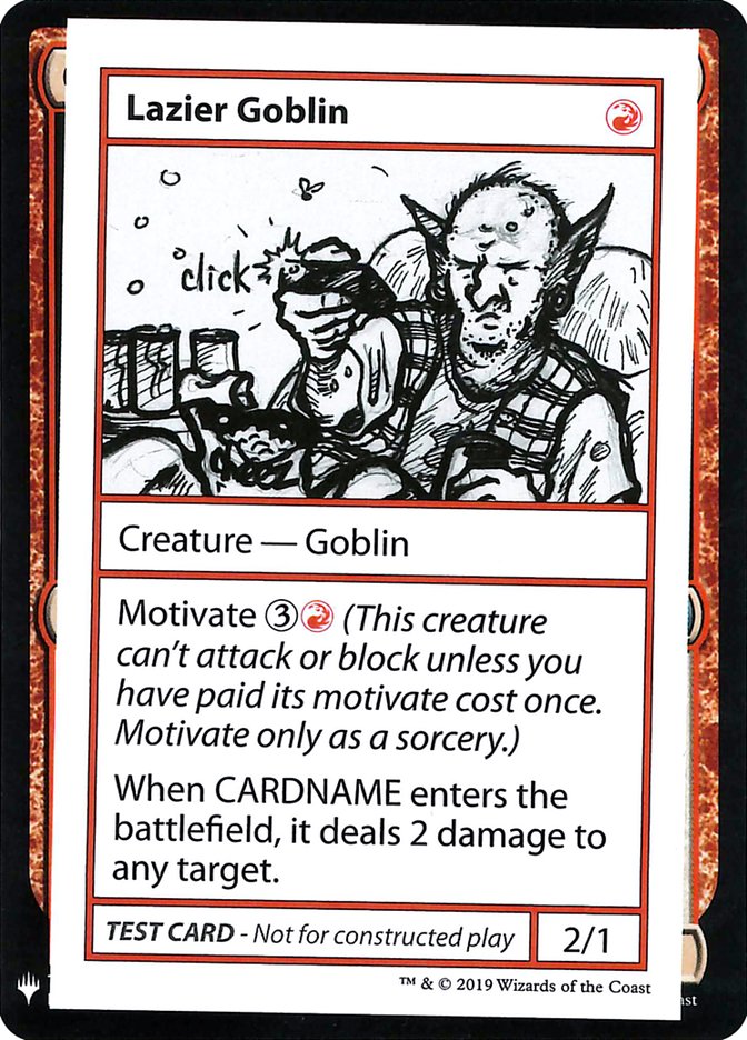Lazier Goblin [Mystery Booster Playtest Cards] | Webway Games