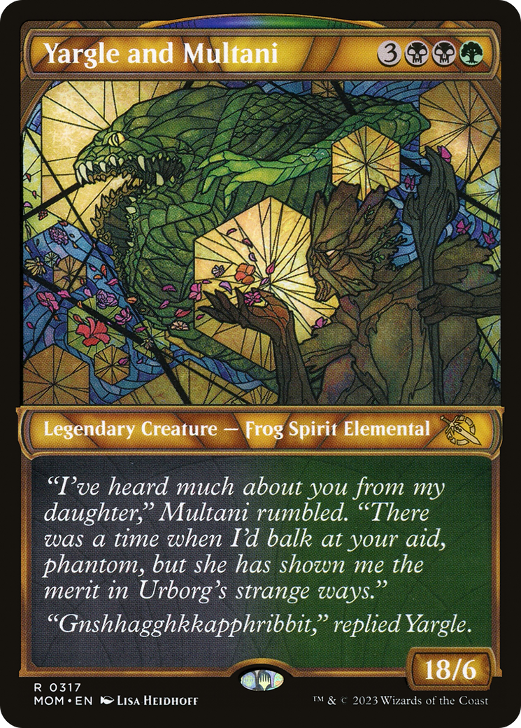 Yargle and Multani (Showcase Planar Booster Fun) [March of the Machine] | Webway Games