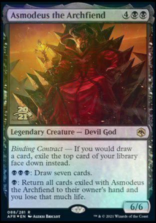 Asmodeus the Archfiend [Dungeons & Dragons: Adventures in the Forgotten Realms Prerelease Promos] | Webway Games