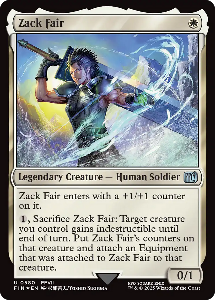 Zack Fair (Surge Foil) [FINAL FANTASY] | Webway Games