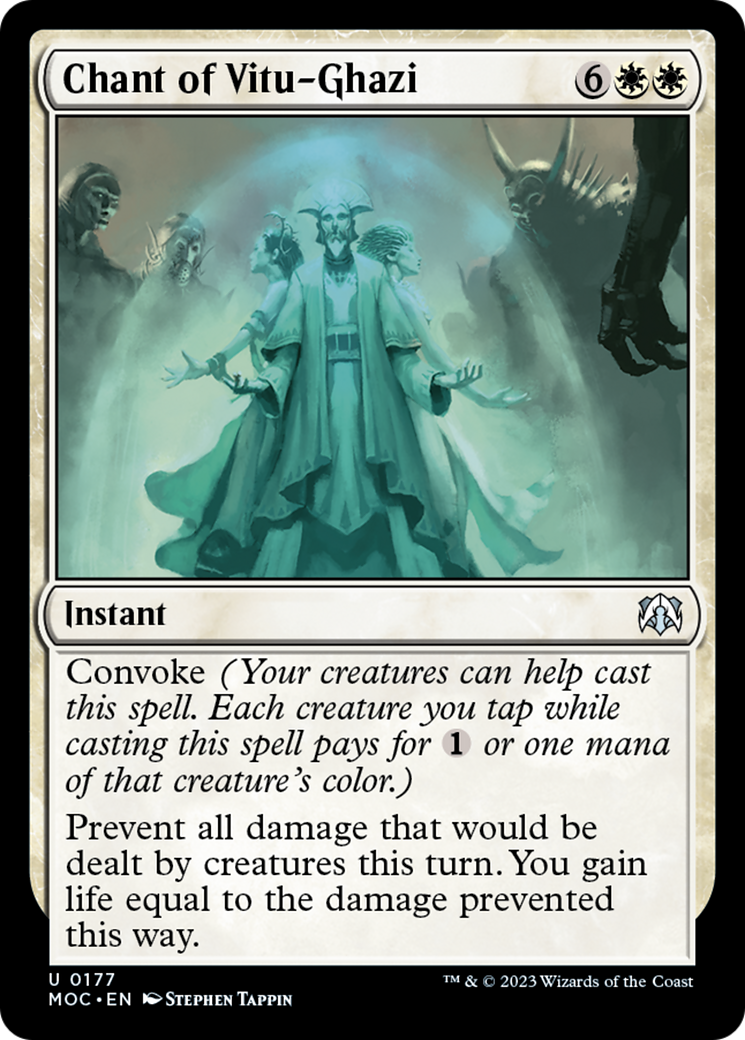 Chant of Vitu-Ghazi [March of the Machine Commander] | Webway Games