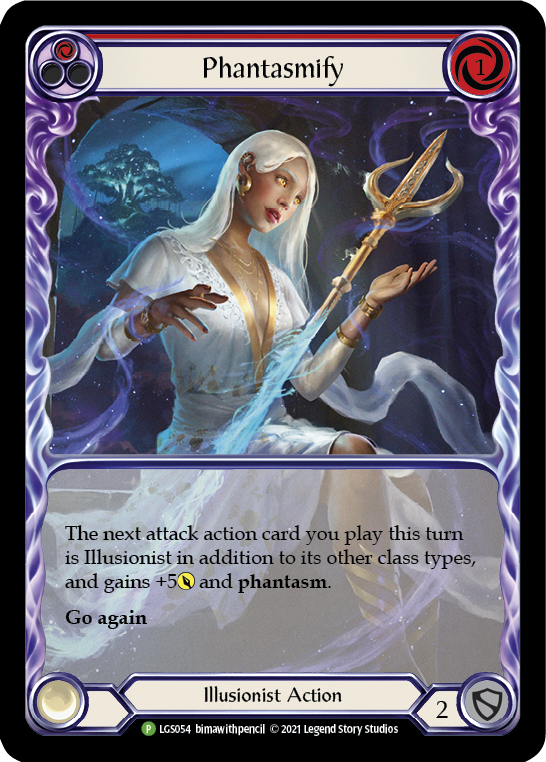 Phantasmify (Red) [LGS054] (Promo)  Rainbow Foil | Webway Games