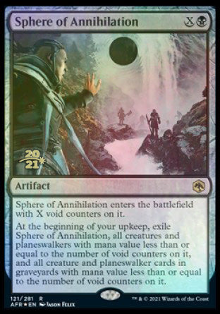 Sphere of Annihilation [Dungeons & Dragons: Adventures in the Forgotten Realms Prerelease Promos] | Webway Games