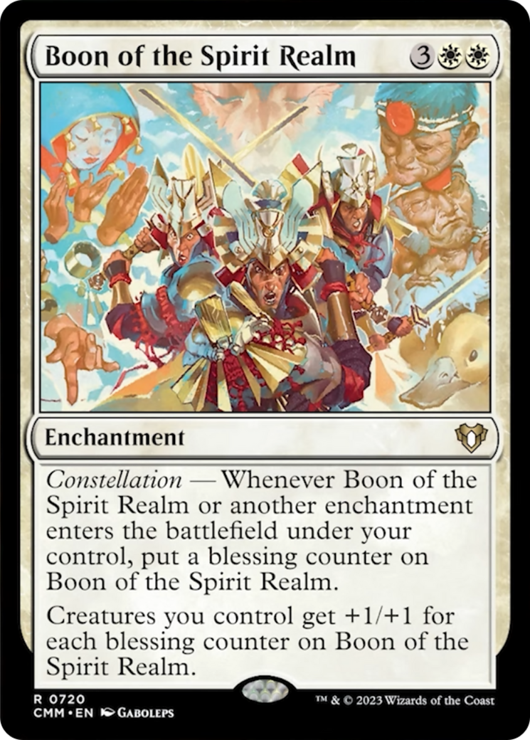 Boon of the Spirit Realm [Commander Masters] | Webway Games