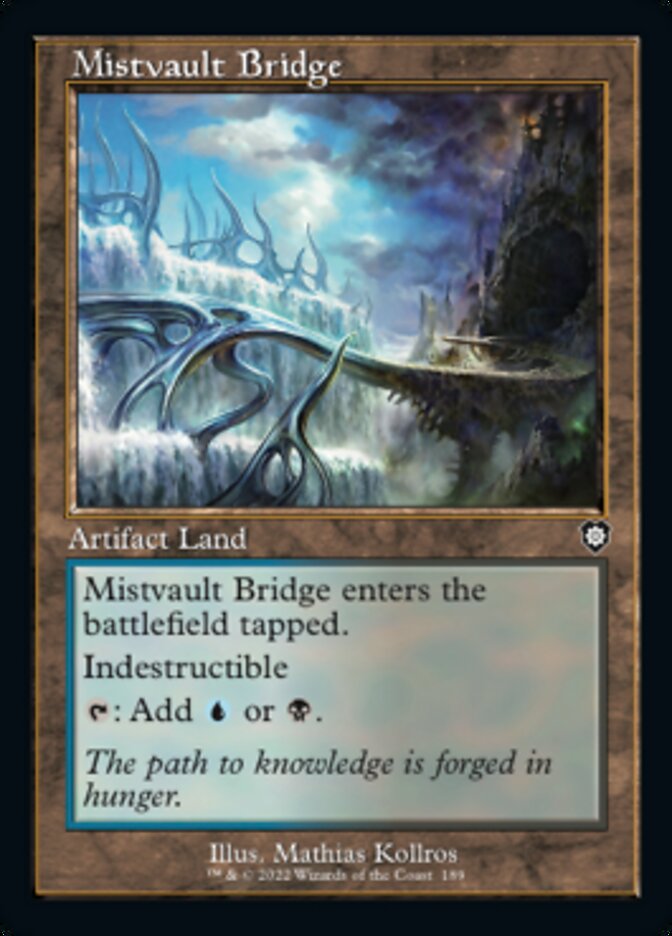 Mistvault Bridge (Retro) [The Brothers' War Commander] | Webway Games