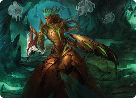 Glissa Sunslayer Art Card [Phyrexia: All Will Be One Art Series] | Webway Games