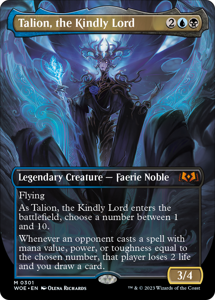 Talion, the Kindly Lord (Borderless Alternate Art) [Wilds of Eldraine] | Webway Games