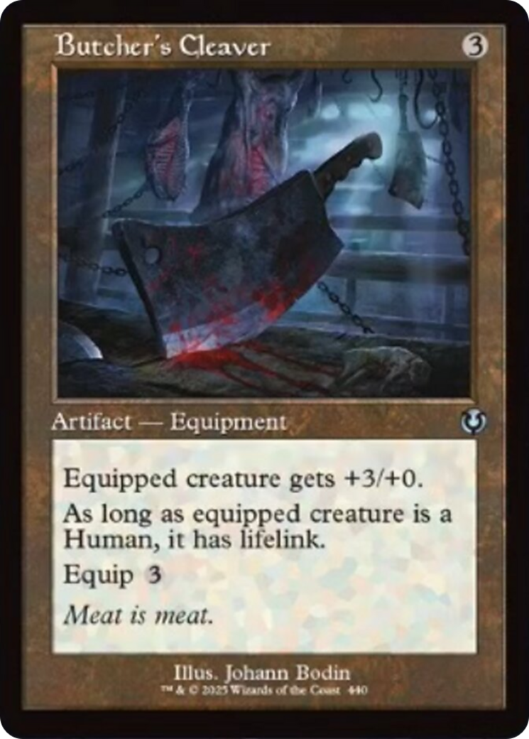 Butcher's Cleaver (Retro Frame) [Innistrad Remastered] | Webway Games