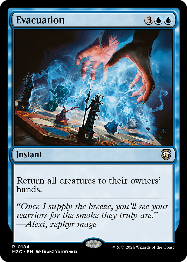 Evacuation (Ripple Foil) [Modern Horizons 3 Commander] | Webway Games