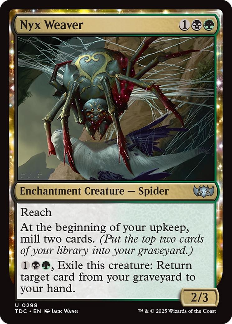 Nyx Weaver [Tarkir: Dragonstorm Commander] | Webway Games