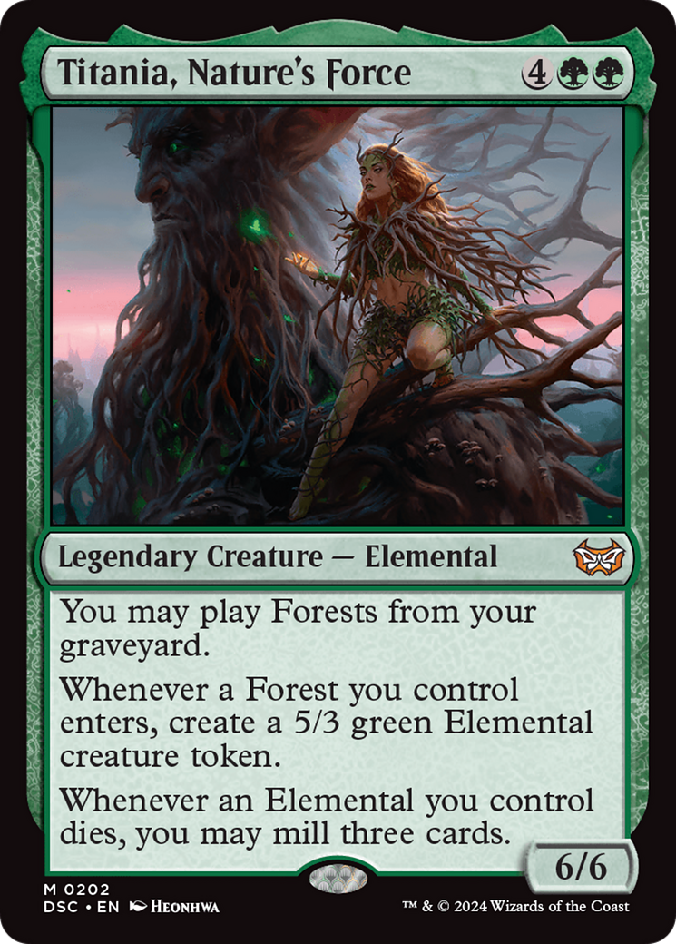 Titania, Nature's Force [Duskmourn: House of Horror Commander] | Webway Games