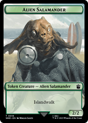 Alien Salamander // Mutant Double-Sided Token [Doctor Who Tokens] | Webway Games