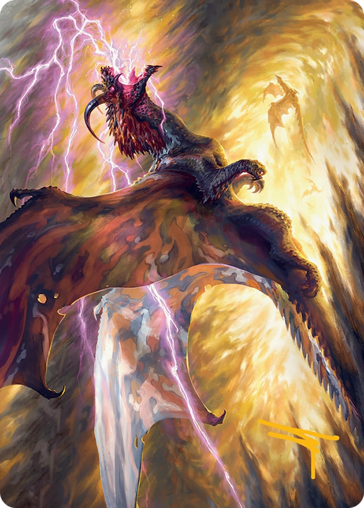 Stormscale Scion Art Card (17/54) [Tarkir: Dragonstorm Art Series] | Webway Games