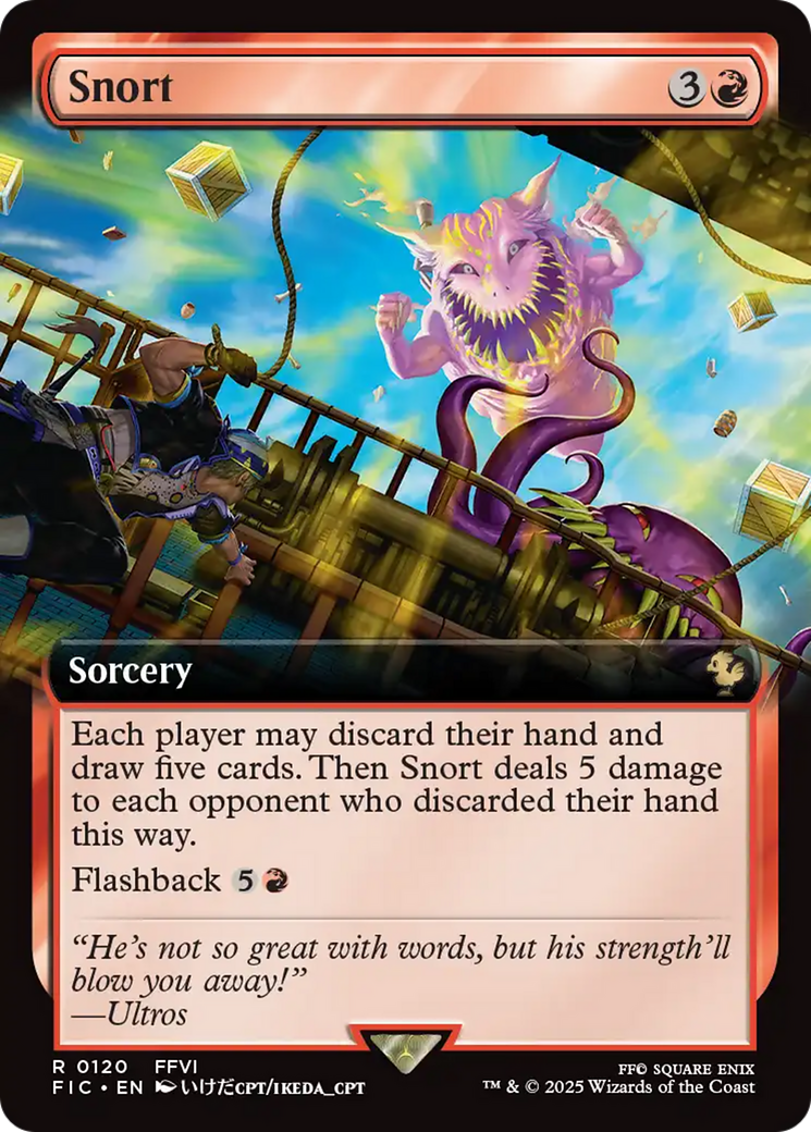 Snort (Extended Art) [FINAL FANTASY Commander] | Webway Games