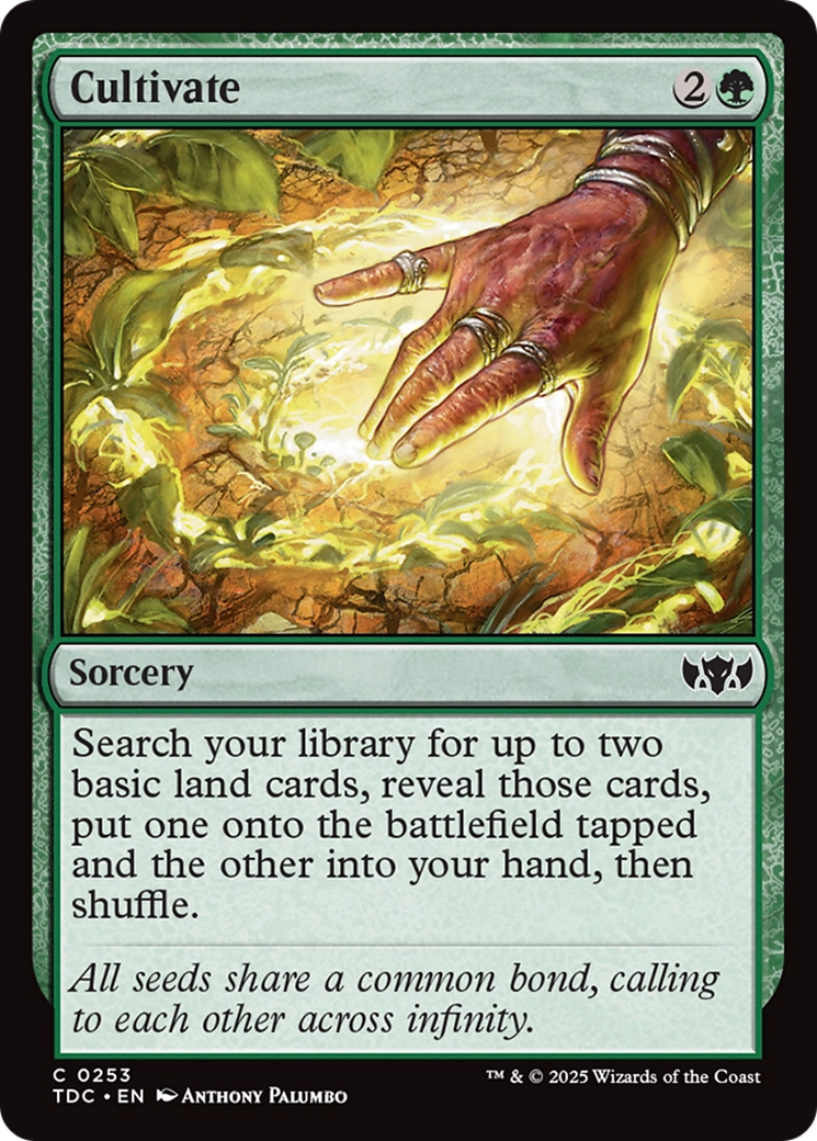 Cultivate [Tarkir: Dragonstorm Commander] | Webway Games